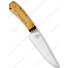 Нож Барибал. Рукоять карельская береза