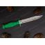 Нож Вишня НР-43 зеленая. Рукоять квартопрен. Обработка клинка стоунвош