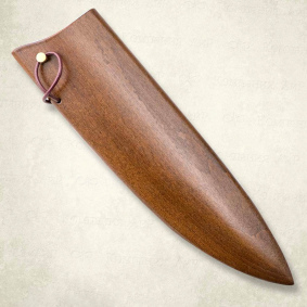 Нож Поварской - деревянные ножны к ножу. Бук