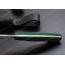 Нож Горностай. Цельнометаллический. G10 (чёрно-зеленая). Мозаичные пины. Насечка на обухе
