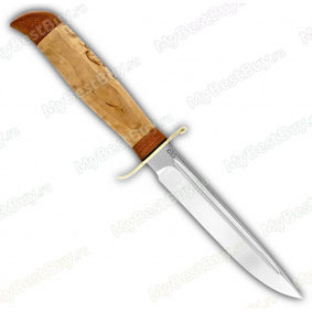 Нож Финка-2 Вача. Рукоять карельская береза. Сталь 95Х18