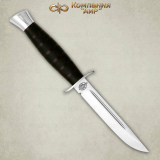 Нож "Финка-2". Рукоять комбинированная: граб, оргстекло. Алюминий