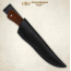 Нож Лиса. Цельнометаллический. G10 красно-черная. Каменный век