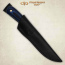 Нож Лиса. Цельнометаллический. G10 черно-синяя