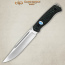 Нож Леший-Т. Цельнометаллический. G10 черно-зеленая