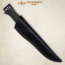 Нож Леший-Т. Цельнометаллический. G10 черно-зеленая