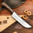 Нож Пчак-Н. Цельнометаллический. Карельская береза стабилизированная коричневая
