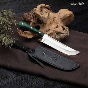 Нож Пчак-Н. Цельнометаллический. G10 чёрно-зелёная