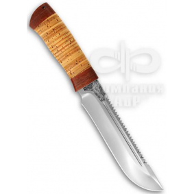 Нож Робинзон-1. Рукоять береста. Сталь 95Х18