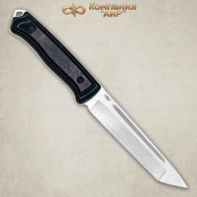 Нож Ронин-Т. Цельнометаллический. Микарта