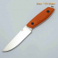 Нож Жулан-Т. Цельнометаллический. Микарта оранжевая