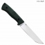 Нож Бекас-Т. Цельнометаллический. Микарта серо-зелёный холст