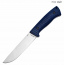 Нож Бекас-Т. Цельнометаллический. Микарта синяя
