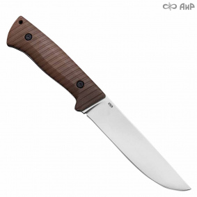 Нож Бекас-Т. Цельнометаллический. Микарта светло-коричневая