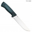 Нож Бекас-Т. Цельнометаллический. Микарта тёмно-зелёная с красной подложкой