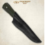 Нож Стриж. Цельнометаллический. Микарта черно-зеленая. Дамаск ZDI-1016 глянцевый (узор пирамида)