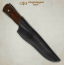 Нож Стриж. Цельнометаллический. Микарта черно-красная. Дамаск ZDI-1016 глянцевый (узор дикий)