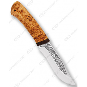 Нож Клычок-3. Рукоять карельская береза