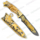 Нож подарочный «Кардинал». Дамаск