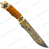 Нож подарочный "Охотник". Дамаск