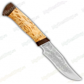 Нож Багира 2. Рукоять карельская береза