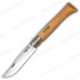Складной нож Opinel №12. Нержавеющая сталь. Рукоять бук