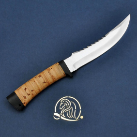 Нож Рыбацкий-1. Рукоять береста