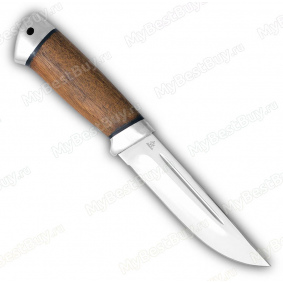 Нож Куница-2. Рукоять орех. Алюминий (с долами)