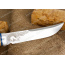 Нож Випер. Рукоять комбинированная люкс: карельская береза, оргстекло. Алюминий