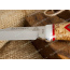 Нож Випер. Рукоять комбинированная люкс: карельская береза, орех. Алюминий