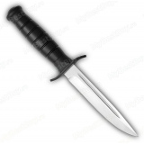 Нож "Финка-1". Рукоять, крестовина, тыльник полимерное покрытие (с насечками)