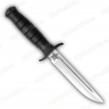 Нож "Финка-1". Рукоять, крестовина, тыльник полимерное покрытие (с насечками, звезда)