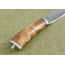 Нож Малек-2. Рукоять кап березовый