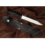Нож Вишня НР-43. Черная пластиковая рукоять