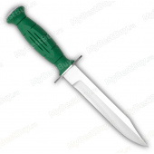 Нож "Вишня" НР-43. Зелёная пластиковая рукоять