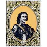 Гравюра "Портрет Петра I". 190 х 260 мм