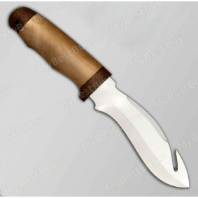 Нож Акула. Рукоять березовый кап
